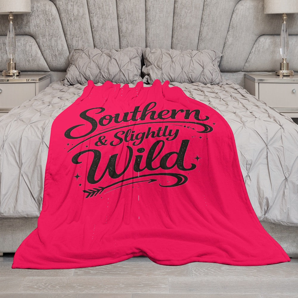Ultra-Soft Flannel Blanket Southern sweet, and slightly wild