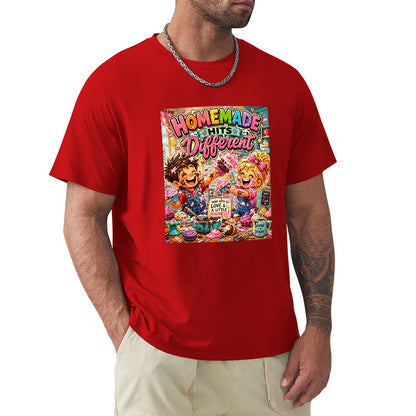 New High quality Men's T-shirt 100% Cotton