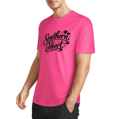 New Pure cotton short sleeved T-shirt southern heart