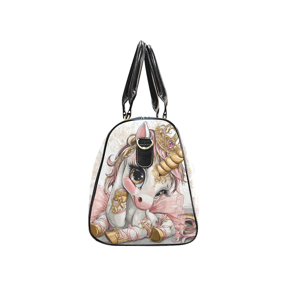 HELLO-OH-DOLLIE UNICORN BALLERINA Travel Bag (Black) (Model1639)