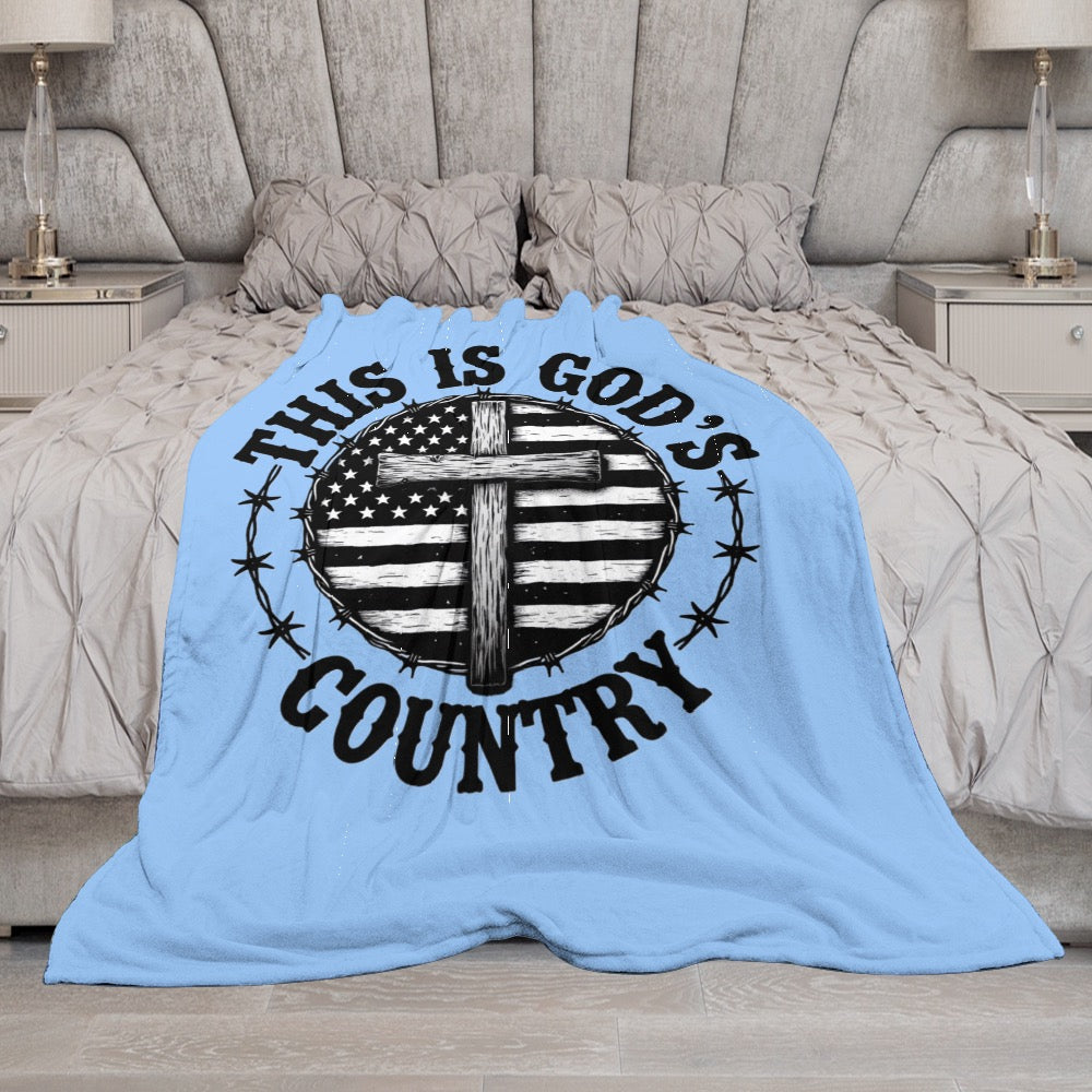 Ultra-Soft Flannel Blanket This is God’s country