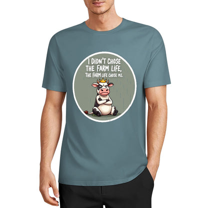 New Pure cotton short sleeved T-shirt the FARM chose me