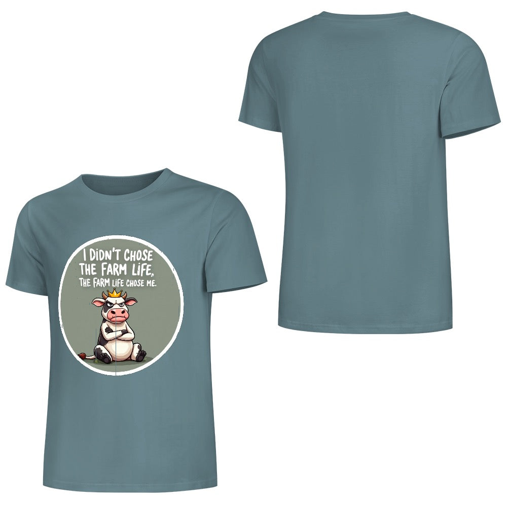 New Pure cotton short sleeved T-shirt the FARM chose me