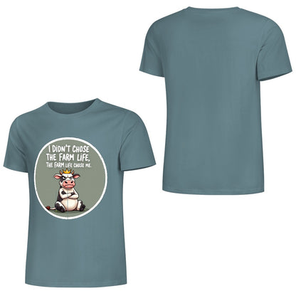 New Pure cotton short sleeved T-shirt the FARM chose me