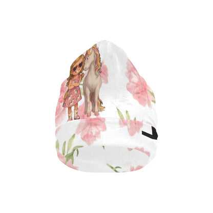 Amelia in sunglasses All Over Print Beanie for Kids