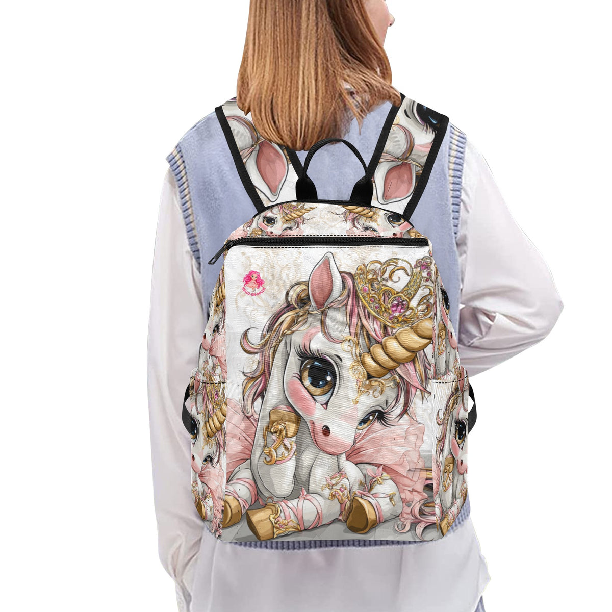 HELLO-OH-DOLLIE UNICORN BALLERINA Lightweight Casual Backpack (1730)