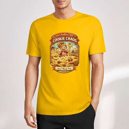 New Pure cotton short sleeved T-shirt Cookie chaos