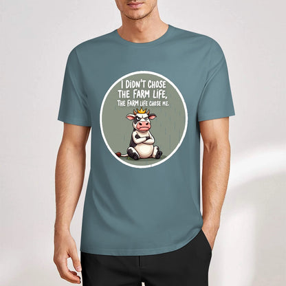 New Pure cotton short sleeved T-shirt the FARM chose me