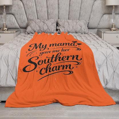 Ultra-Soft Flannel Blanket My mother gave me her southern charm