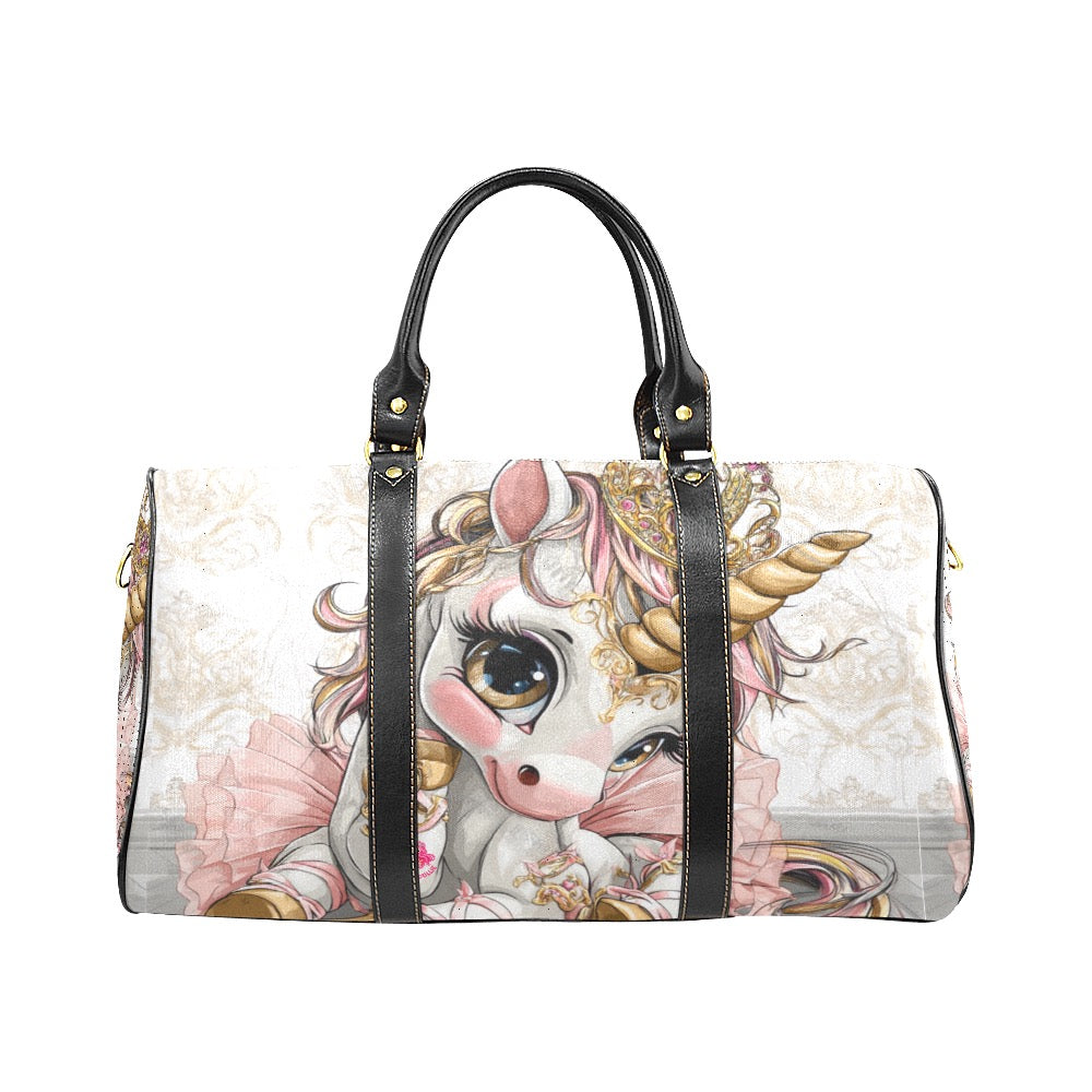 HELLO-OH-DOLLIE UNICORN BALLERINA Travel Bag (Black) (Model1639)
