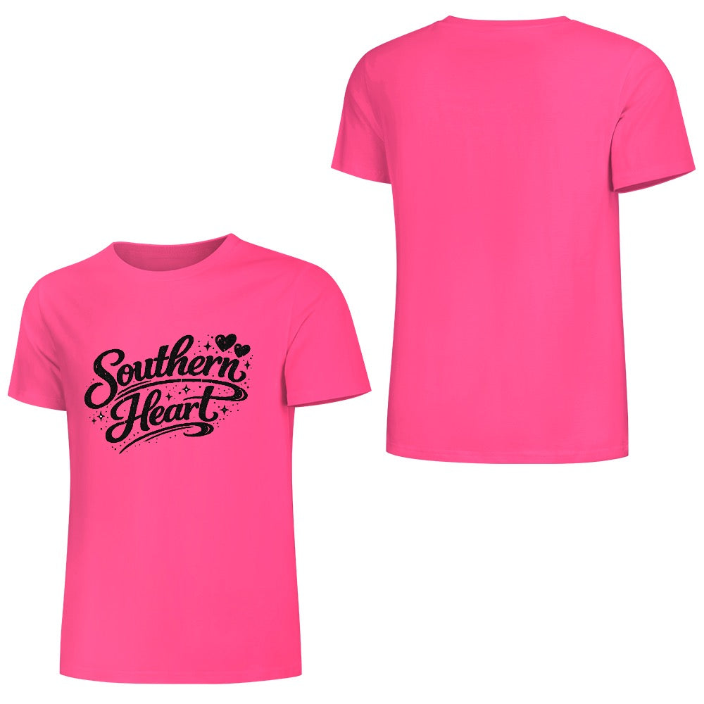 New Pure cotton short sleeved T-shirt southern heart