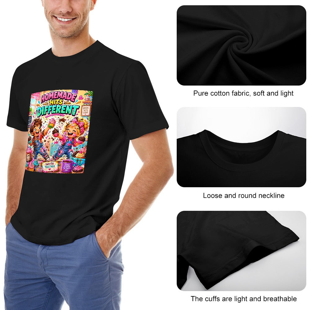 New High quality Men's T-shirt 100% Cotton