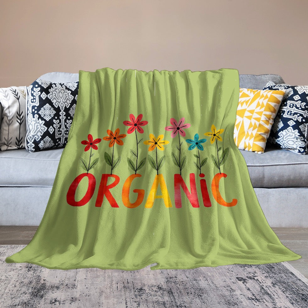 Ultra-Soft Flannel Blanket Organic