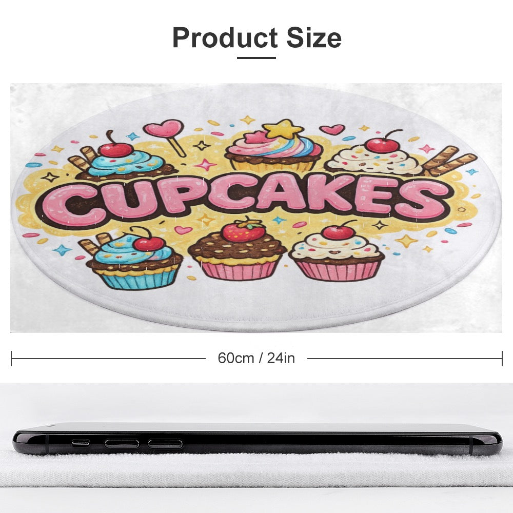 Coral velvet floor mat