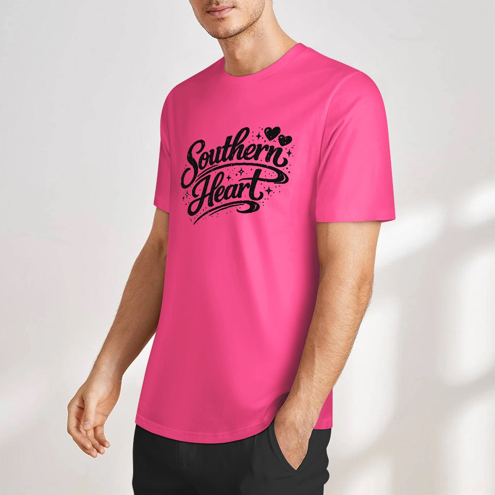 New Pure cotton short sleeved T-shirt southern heart