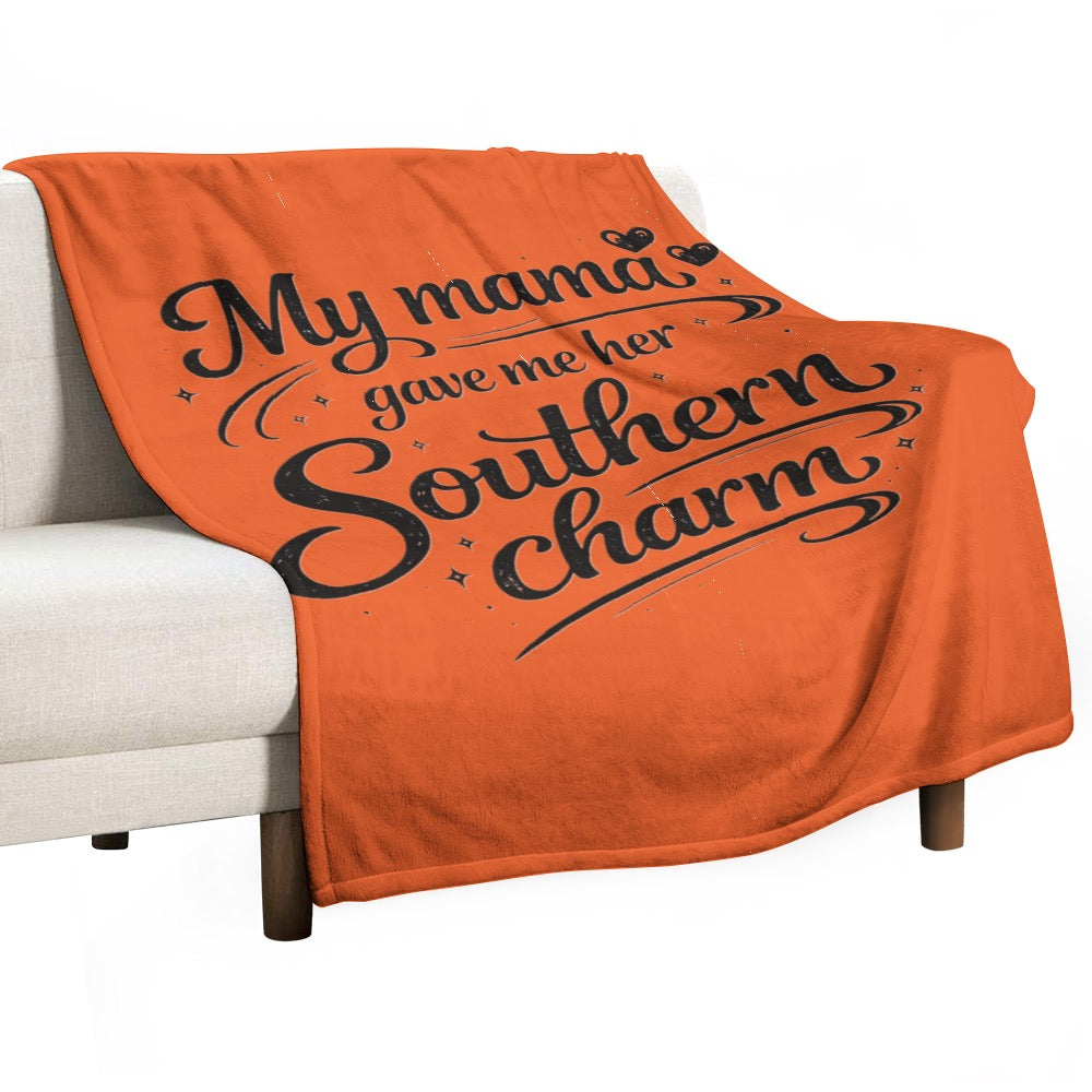 Ultra-Soft Flannel Blanket My mother gave me her southern charm