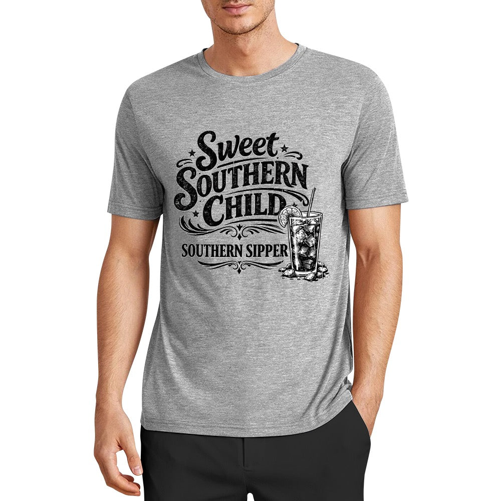 New Pure cotton short sleeved T-shirt southern child Southern sipper