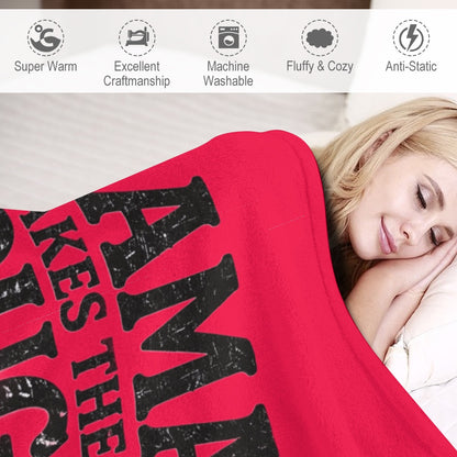 Ultra-Soft Flannel Blanket Mama makes the dough