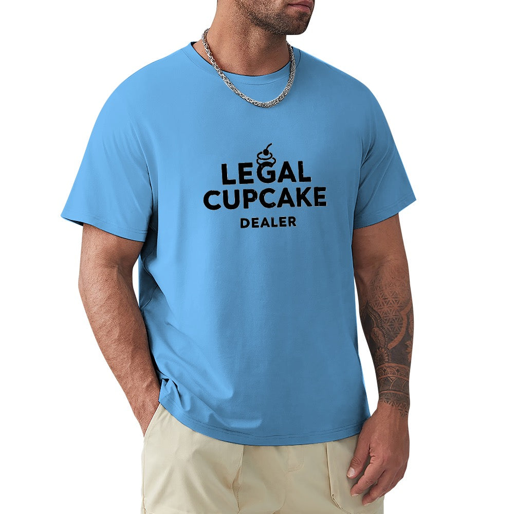 New High quality Men's T-shirt 100% Cotton Legal cupcake dealer