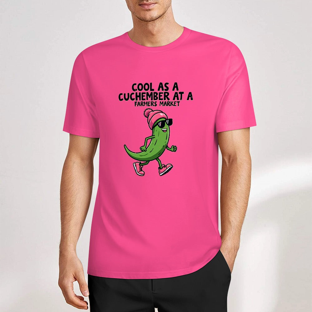 New Pure cotton short sleeved T-shirt cool as