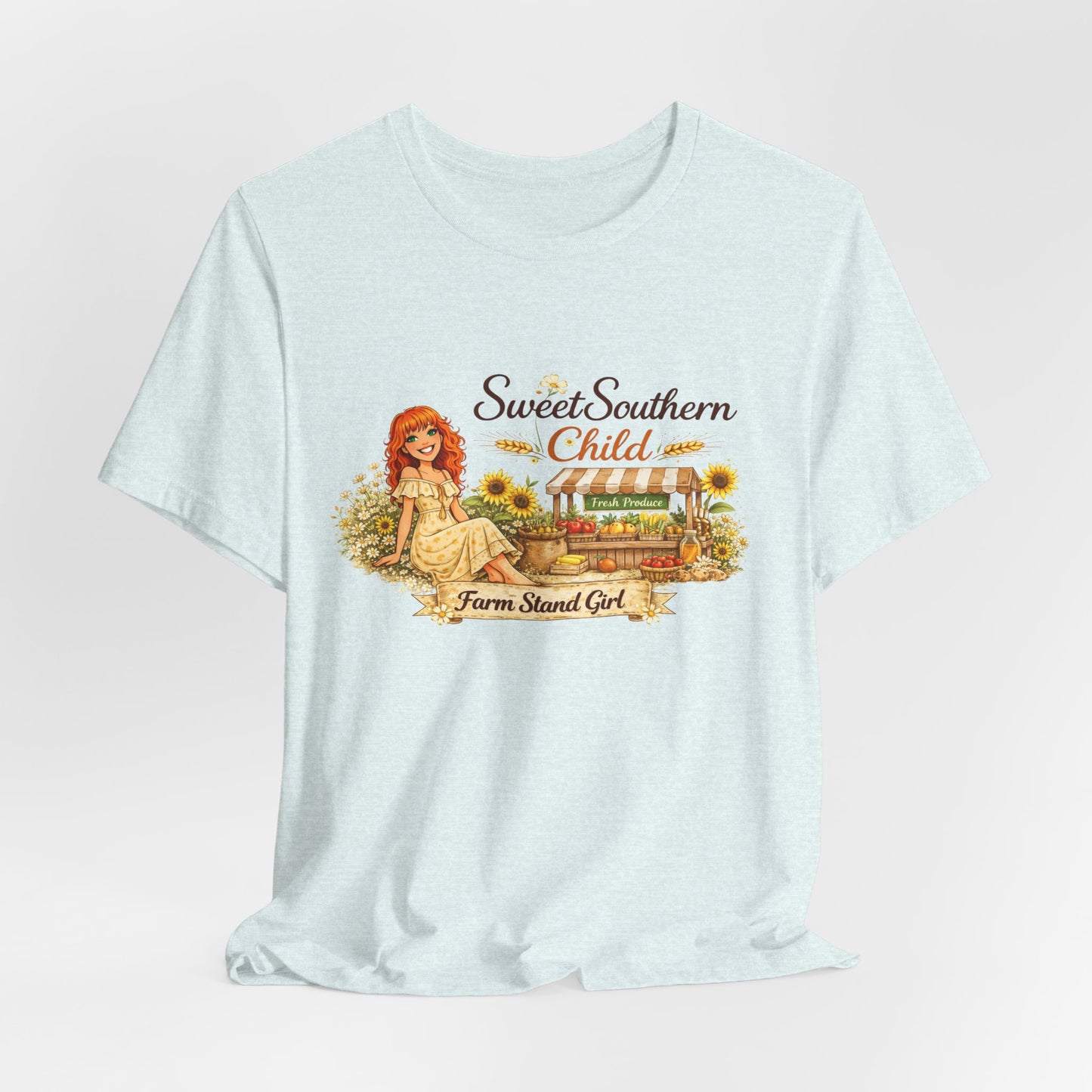 Sweet Southern Child Tee — Farm Sweet Girl Vintage Graphic T-Shirt