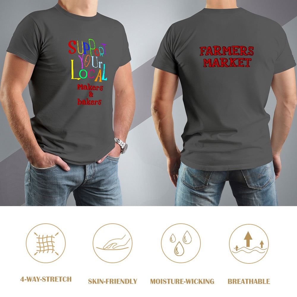 New High quality Men's T-shirt 100% Cotton