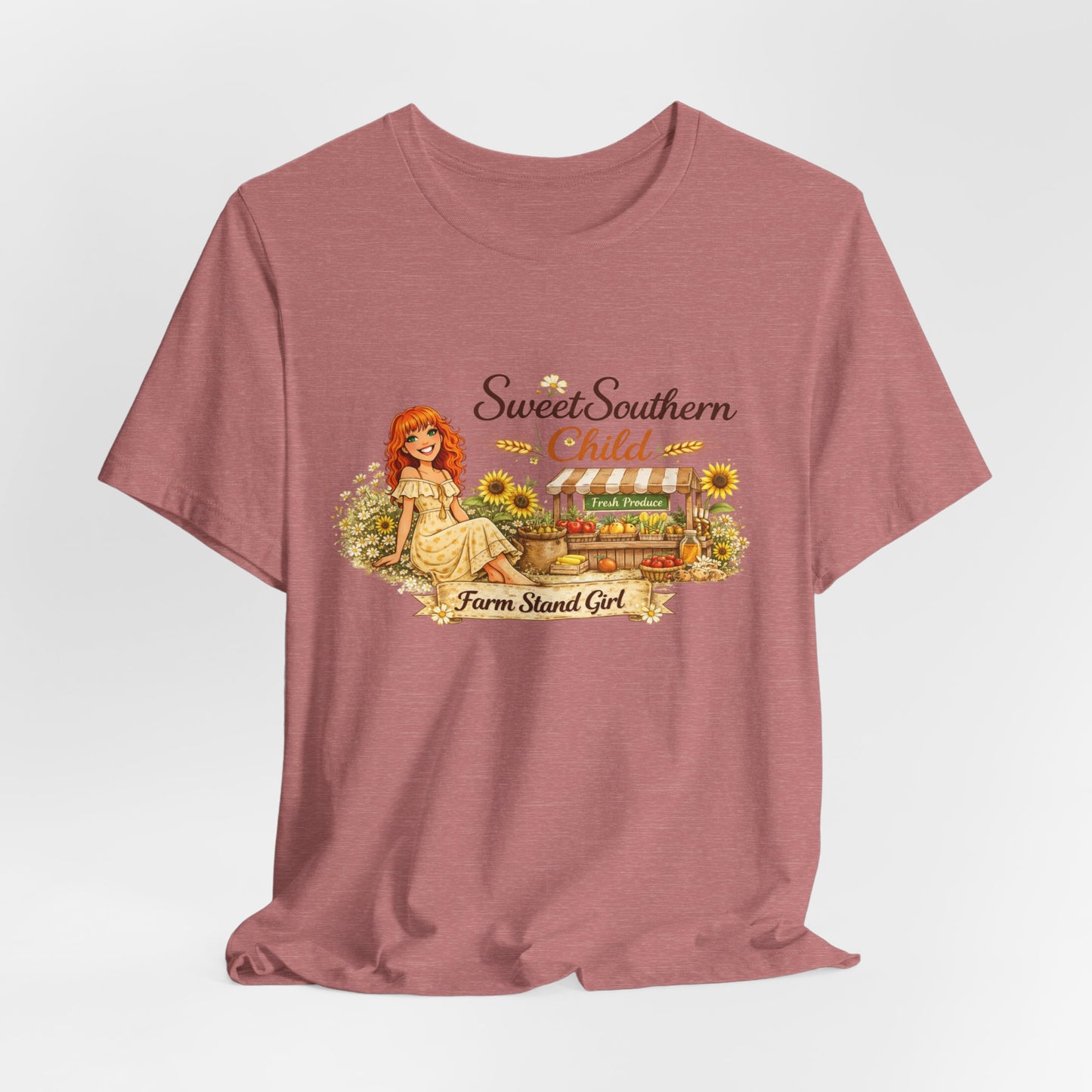 Sweet Southern Child Tee — Farm Sweet Girl Vintage Graphic T-Shirt