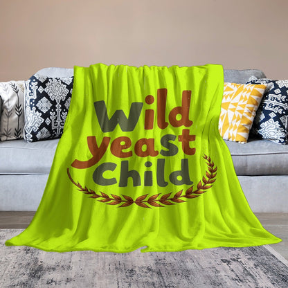 Ultra-Soft Flannel Blanket Wild yeast Child
