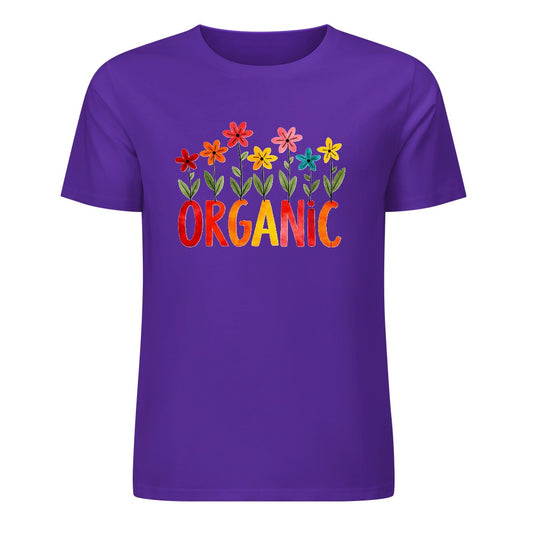 New Pure cotton short sleeved T-shirt organic