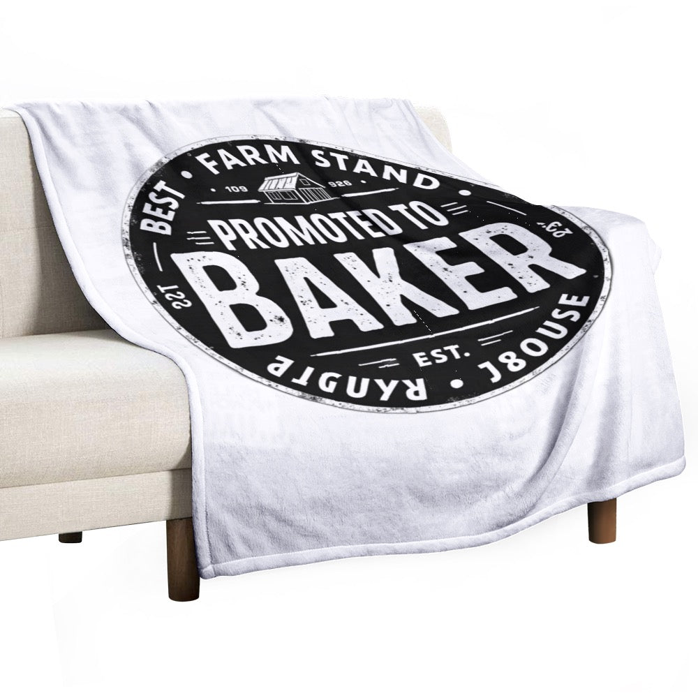 Ultra-Soft Flannel Blanket Promoted to Baker