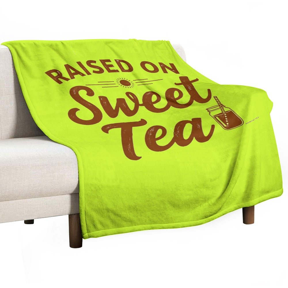 Ultra-Soft Flannel Blanket Raised on sweet tea