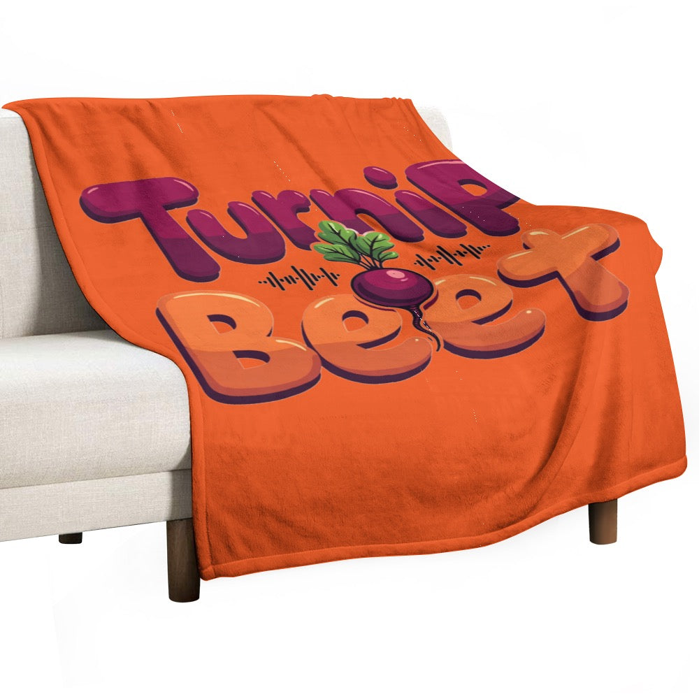 Ultra-Soft Flannel Blanket turnip beet
