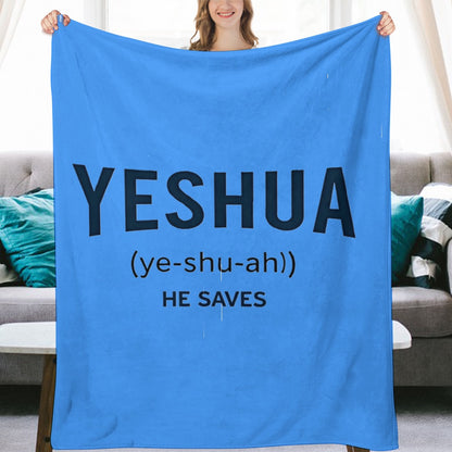 Ultra-Soft Flannel Blanket yeshua