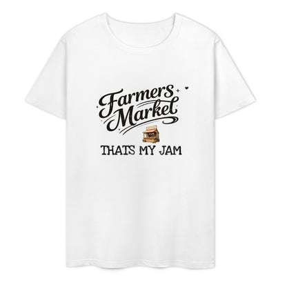 New Pure cotton short sleeved T-shirt farmers markets that’s my jam
