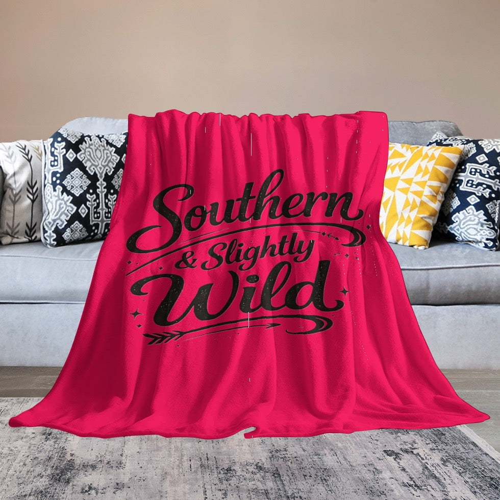 Ultra-Soft Flannel Blanket Southern sweet, and slightly wild