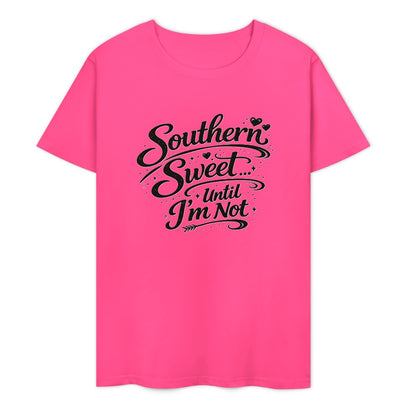 New Pure cotton short sleeved T-shirt Front print Multiple colors