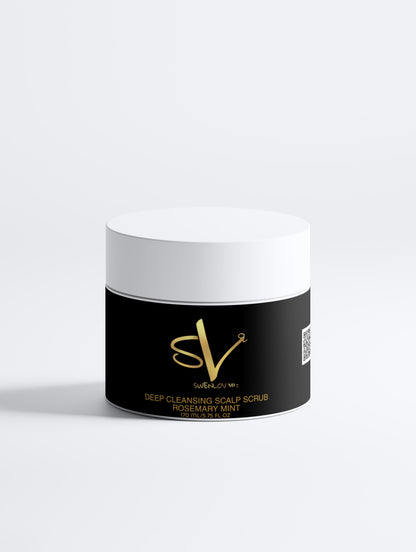 SwenLov No 7 Deep Cleanse Scalp Scrub, Rosemary & Mint