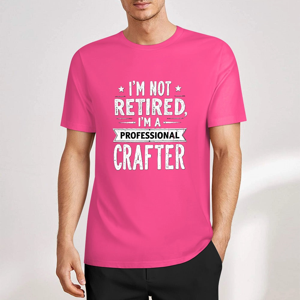 New Pure cotton short sleeved T-shirt professional crafter