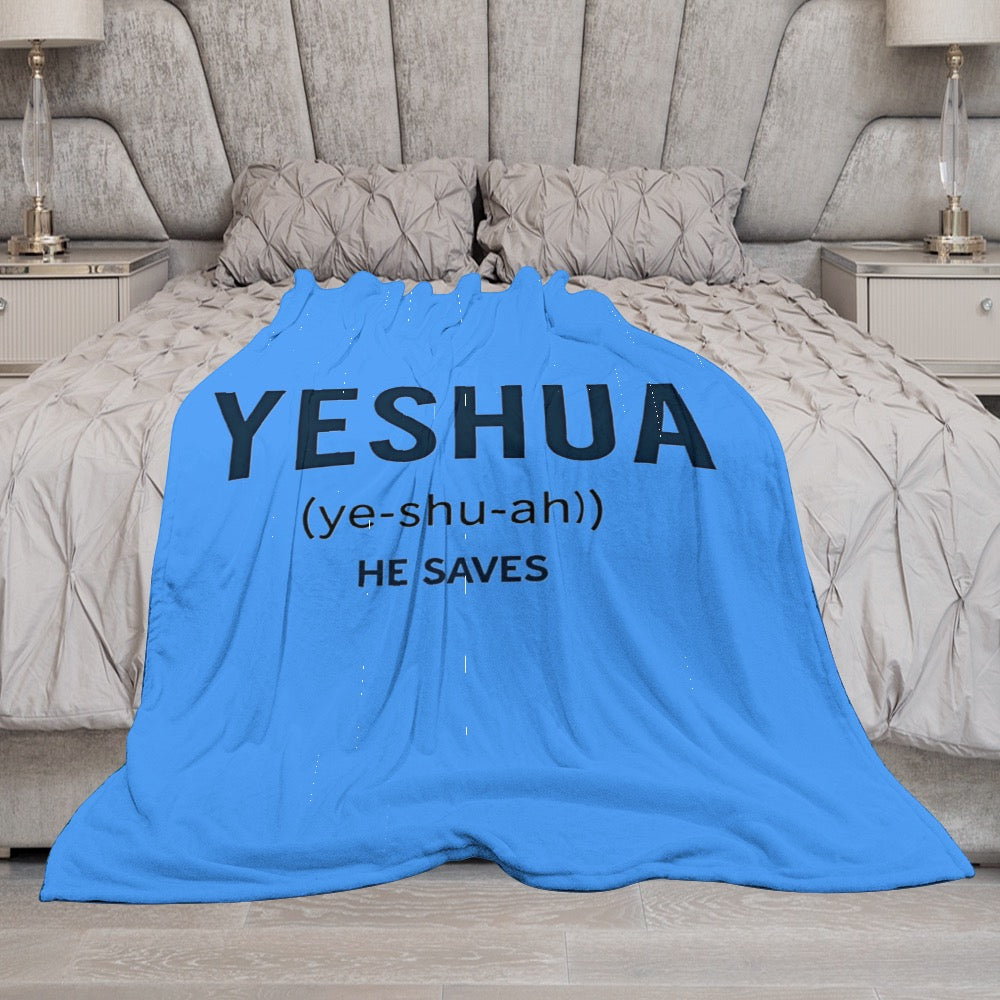 Ultra-Soft Flannel Blanket yeshua