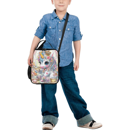 HELLO-OH-DOLLIE Crossbody Lunch Bag for Kids