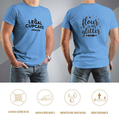 New High quality Men's T-shirt 100% Cotton Legal cupcake dealer