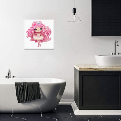 Dollie ballet Frame Canvas Print 12"x12"