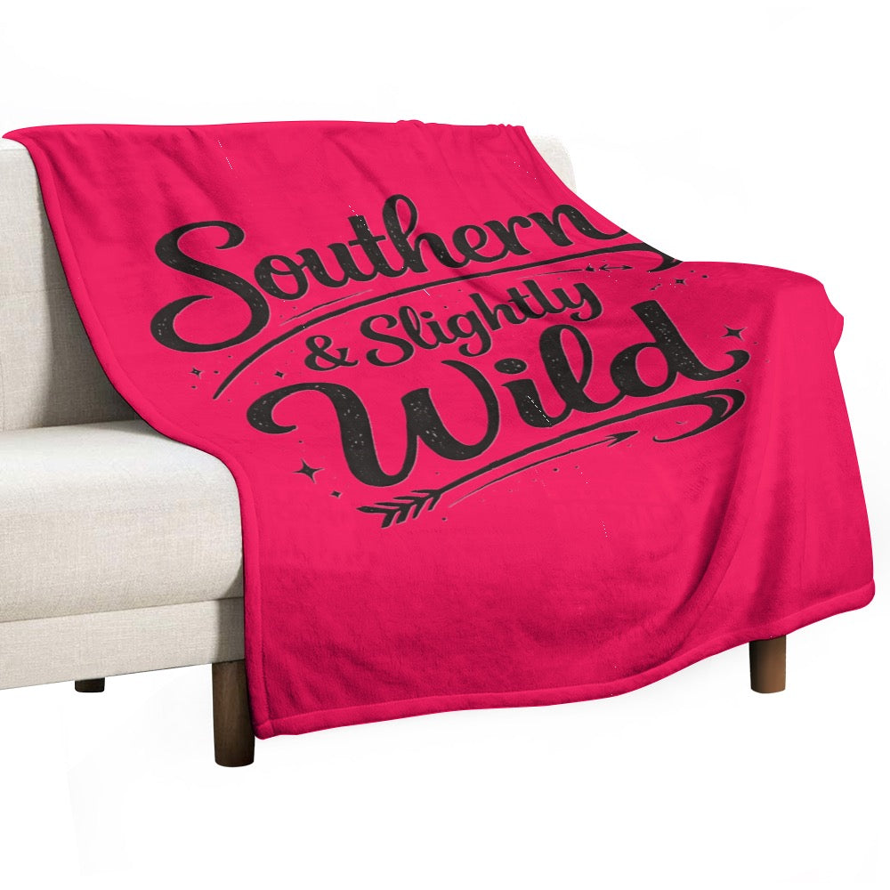 Ultra-Soft Flannel Blanket Southern sweet, and slightly wild