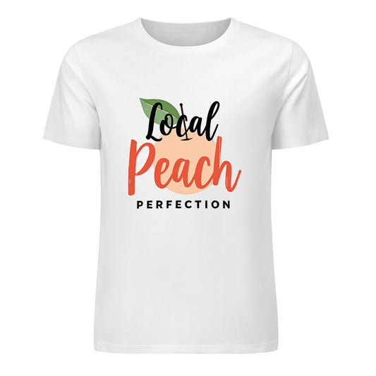 New Pure cotton short sleeved T-shirt local peach