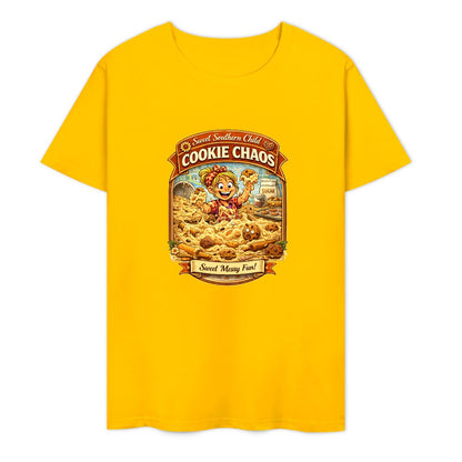 New Pure cotton short sleeved T-shirt Cookie chaos
