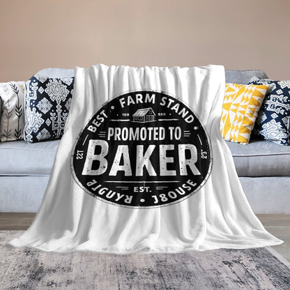 Ultra-Soft Flannel Blanket Promoted to Baker