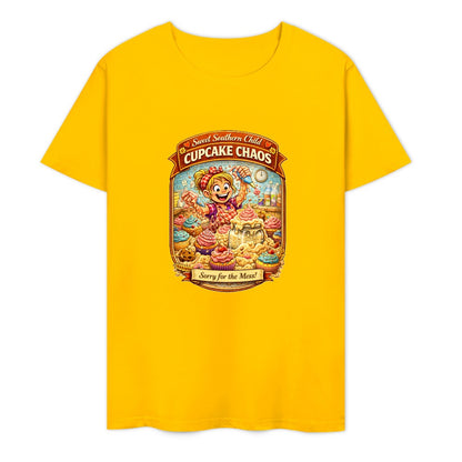 New Pure cotton short sleeved T-shirt Cupcake chaos