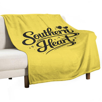 Ultra-Soft Flannel Blanket Southern heart