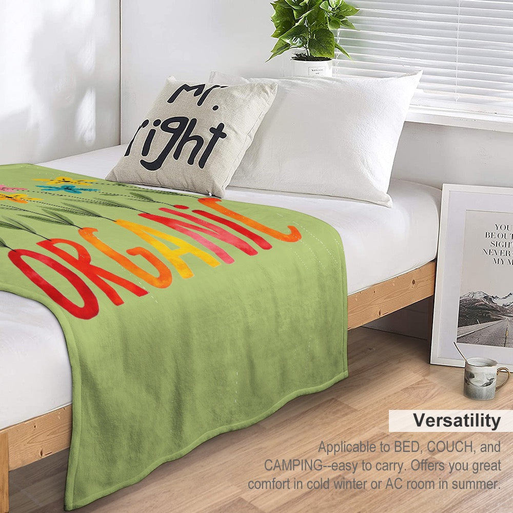 Ultra-Soft Flannel Blanket Organic
