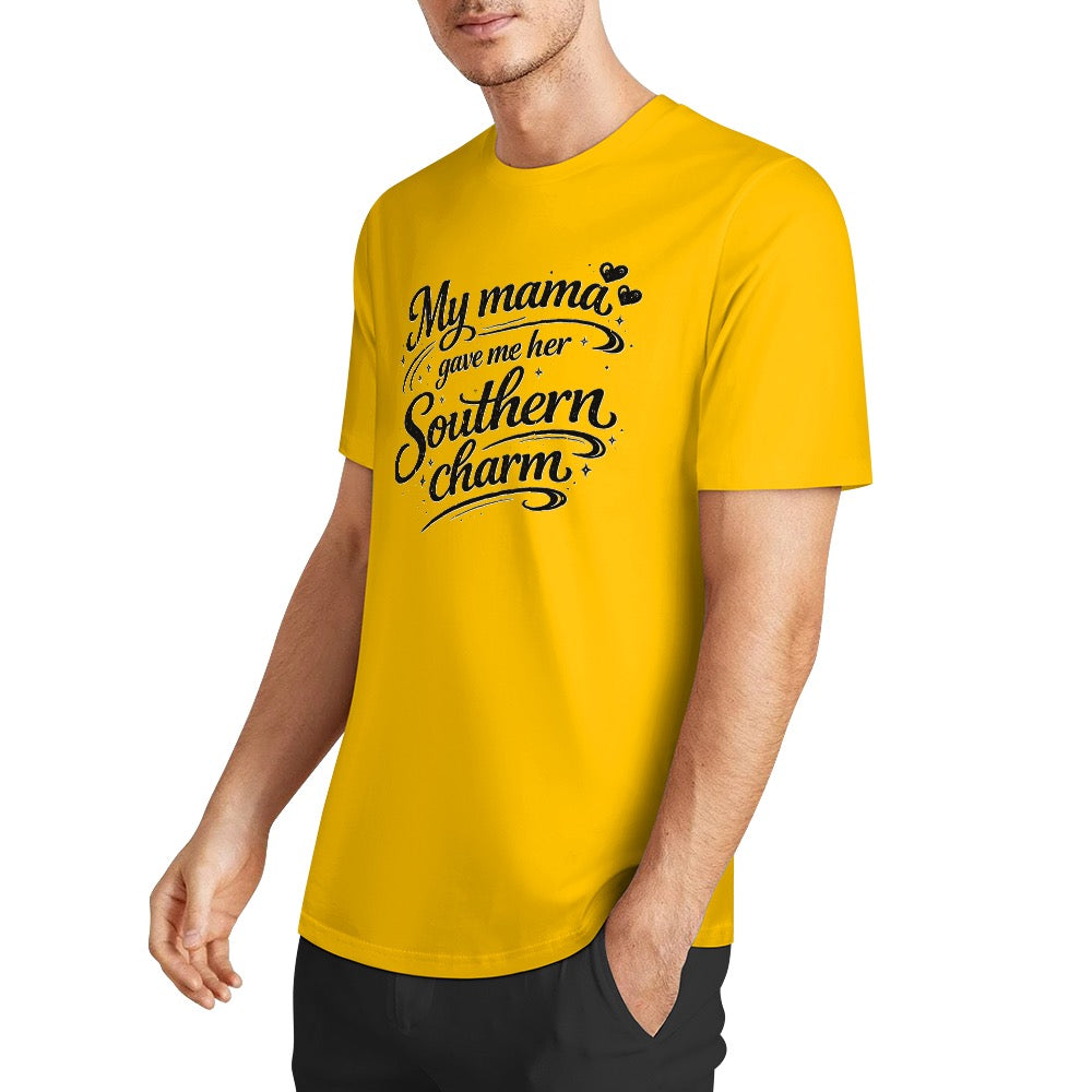 New Pure cotton short sleeved T-shirt I got my charm from